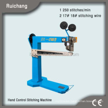 MJDX-3 Semi-automatic paperboard stitcher, electric stapler machine for carton